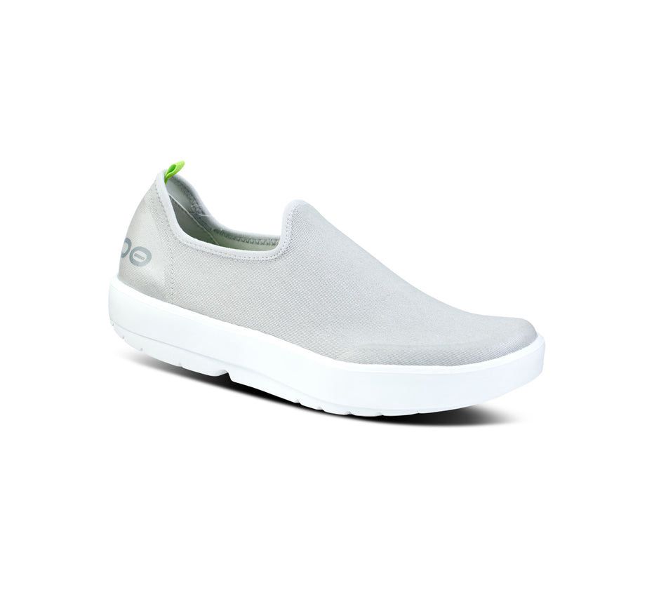 Oofos Women's Oomg Eezee Low - Slip On Shoes Grey ( JNYXK-8531 )